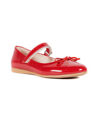 Ballerine rouge sales vernis fille