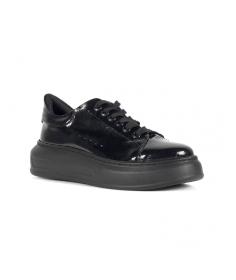 Women s black patent sneakers